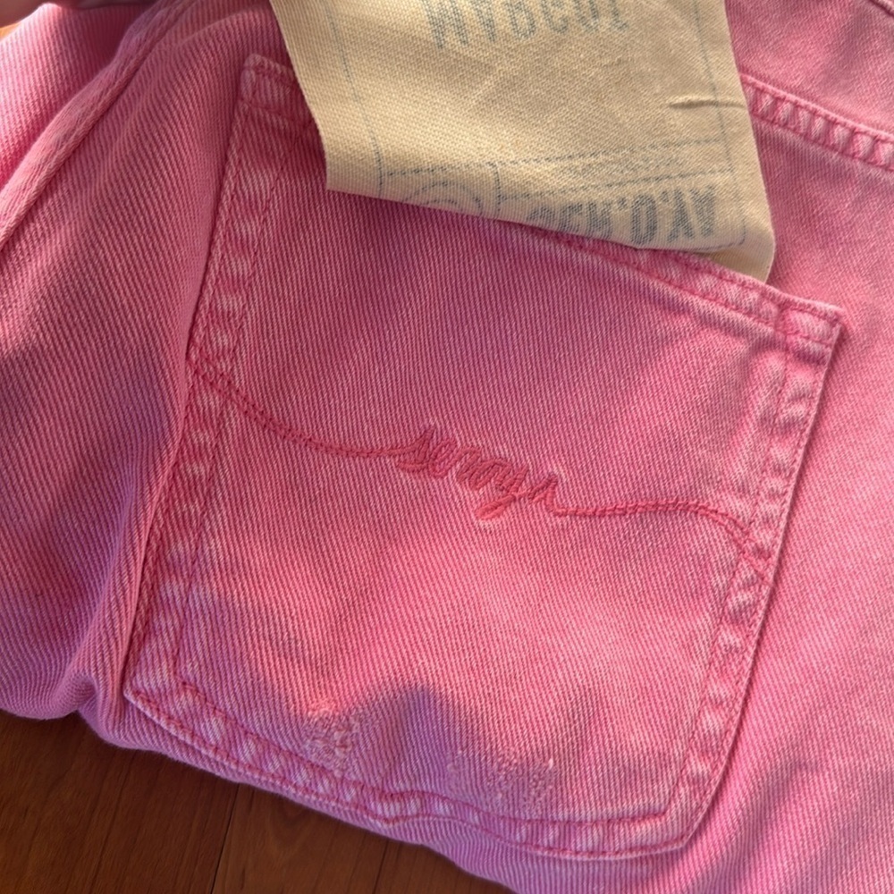 NEW SER.O.YA MARGOT CUFFED BOYFRIEND JEANS NWT slouchy baggy distressed Seroya - Picture 8 of 17